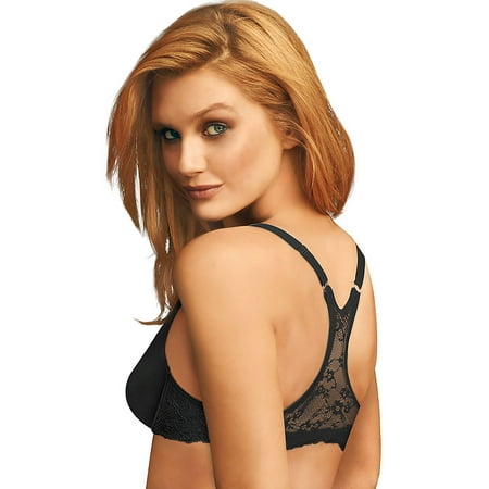 Women's® One Fab Fit® Extra Coverage Lace T-Back Bra, Black - (Best Bras For 32dd)
