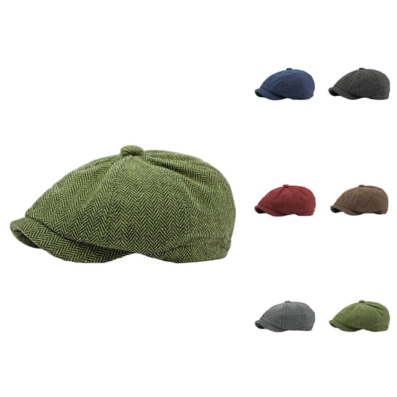 Vintage Unisex Beret Hat – Retro Newsboy Cap Style, Casual Painter Cap for Men and Women, Classic Fashion Streetwear Accessory for Everyday Use