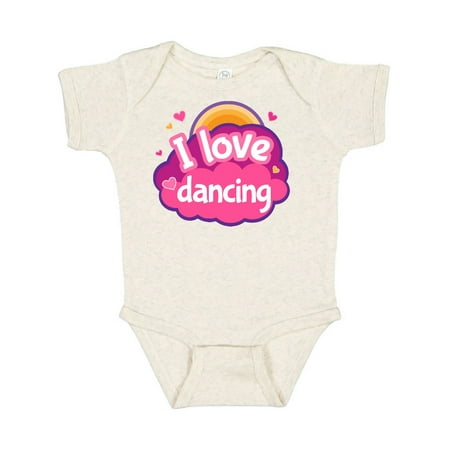 

Inktastic I Love Dancing Dance Gift Gift Baby Girl Bodysuit