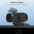 thumbnail image 5 of 2K/1080p Webcam 110°Wide FOV with Microphone Fixedfocus for PC Laptop Video Streaming Vizolink, 5 of 13