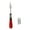 Red, variant on Semi Automatic Ratcheting Screwdriver With Replaceable Bit Wood Handle