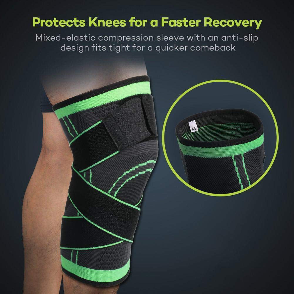 Arthritis Best Knee Brace for Meniscus Tear Basketball and Other Sports Crossfit Quick Recovery etc FIged Compression Knee Sleeve Knee Support for Running 