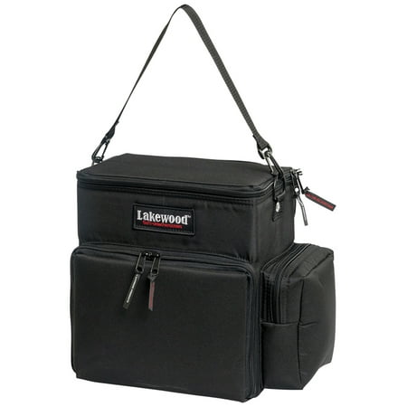 Lakewood Fishing Black Mini Magnum Tackle Box With 4 Trays Holds Plano Boxes