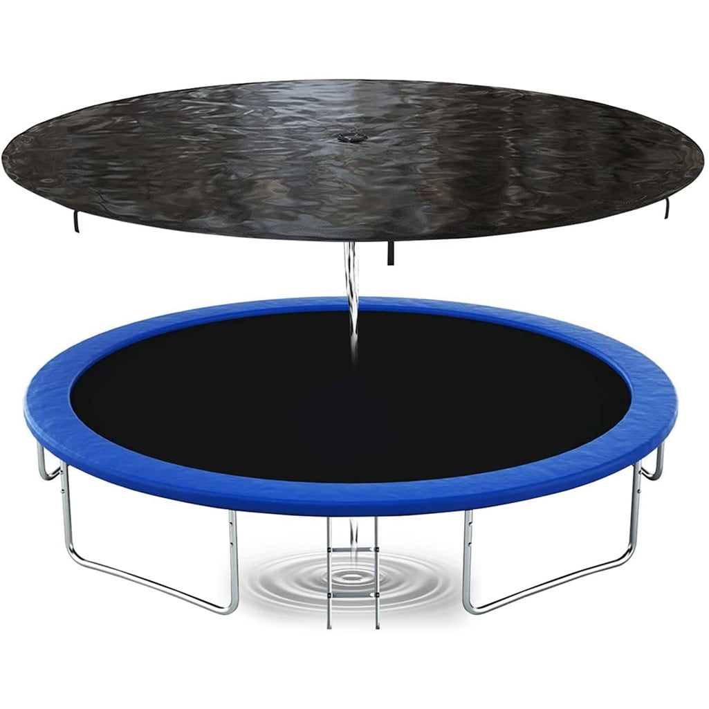 6/8/10/12/13 Inch Trampolines Weather Cover Rainproof UV Resistant Wear-Resistant Trampoline Protective Cover Round Trampoline Cover 