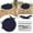 A-Navy, variant on Winty Seat Pads,Chair Cushions,Round Garden Chair Pads Seat Cushion for Outdoor Bistros Stool Patio Dining Room