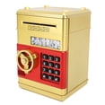 thumbnail image 4 of Piggy Bank Cash Coin Can Auto Scroll Paper Money Saving Box Mini ATM Coin Bank Money Saving Box with Password for Boys Girls Toy Gift Gold, 4 of 5