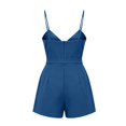 thumbnail image 6 of ATOYSOY Womens Spaghetti Strap V Neck Romper Casual Summer Jumpsuit With Pockets Loose Fitted Breathable For Beach Vacation And Daily Wear, 6 of 7