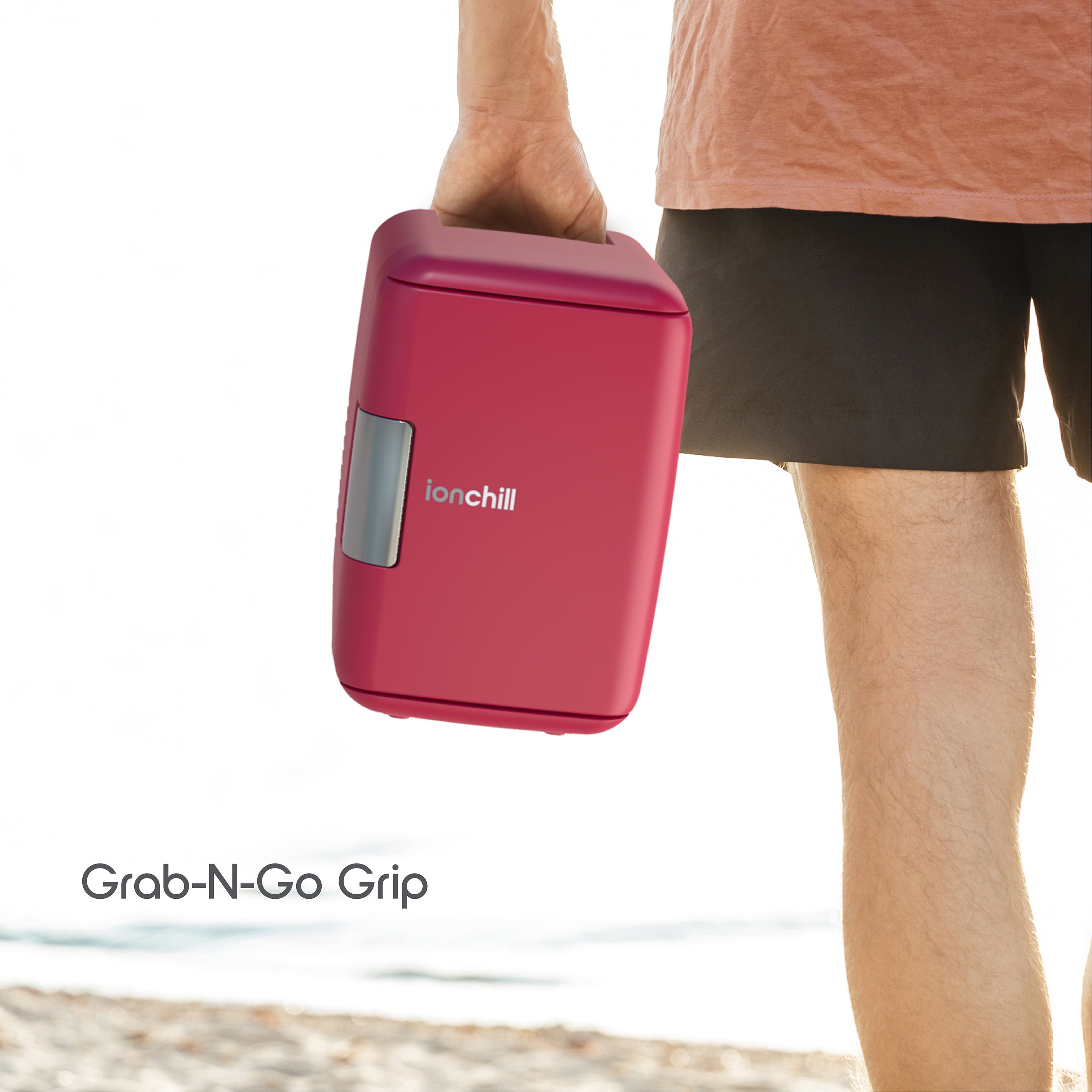 Ionchill Minicooler Ac Dc Portable Mini Fridge For Auto Travel Or Bedroom Great For Skin Care And Beverages Up To 6 Cans Walmart Com Walmart Com