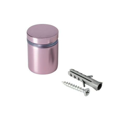 

Sign Standoff 1 Diameter x 1 Barrel Length Purple Aluminum Eco Series Easy Fasten Standoff Pack of 8 by Outwater