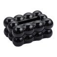 thumbnail image 4 of Soporte para pañuelos faciales, cubierta decorativa de cerámica para caja de pañuelos, decoración del Día de San Valentín para mesa, sala de estar, , negro Soledad sostenedor del tejido, 4 of 9