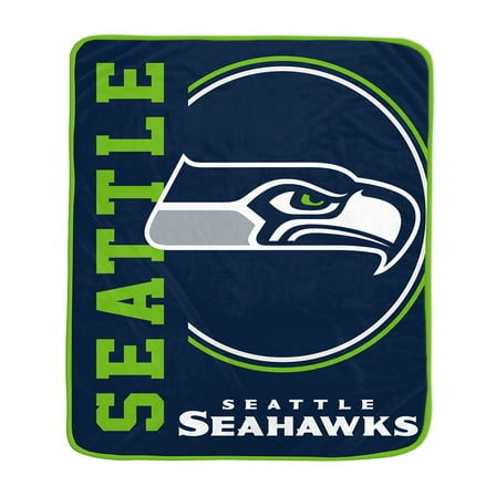 Pegasus Seattle Seahawks 50" x 60" Keep It Simple Ultra Soft Blanket