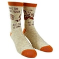 thumbnail image 2 of Women's There's No We In Pizza But There Is An I Socks Funny Foodie Sarcastic Footwear, 2 of 9