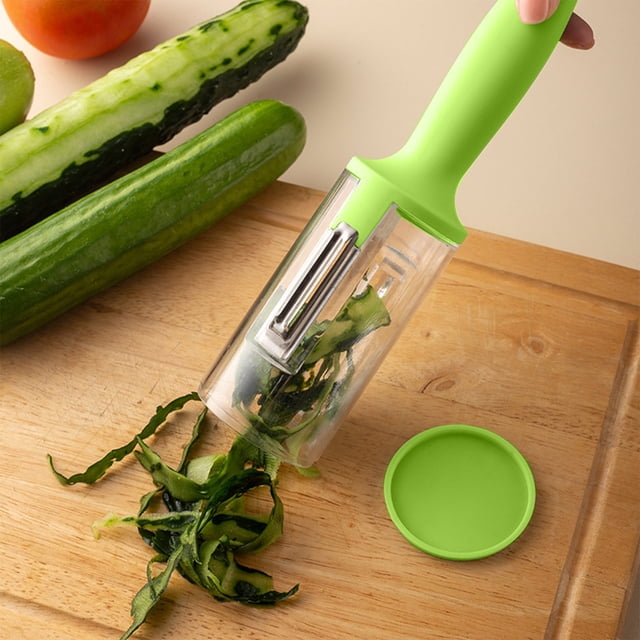 TIMIFIS Fruit Peeler Rust Steel Scraping Knife Multi-Purpose Planer Knife with Box Storage Peeler Household Storage Type Peeling Knife Melon and Fruit Planer Kitchen Appliances