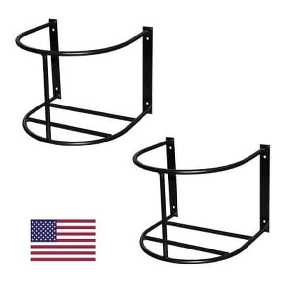 Heavy Duty Bucket Holder Package of 2 Securely Hang Your 5-Gallon Horse Water and Feed Buckets with These Sturdy Bucket Hangers for Horses. Made In USA