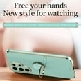 thumbnail image 2 of Electroplated Case for Samsung Galaxy S23 Ultra, Glossy Soft Silicone Shockproof Anti-Drop Lens Protection Cover with Ring Holder Kickstand Bracket Ultra Slim Case for Samsung Galaxy S23 Ultra,Blue, 2 of 5