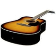 thumbnail image 6 of Zager Easy Play No Sore Fingers Acoustic Guitar Package 41" Full Size, Vintage Sunburst Finish, 6 of 8