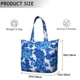 thumbnail image 5 of Flower Women's Large Weekend Travel Bag Moving Canvas Handbag Thick Double Layer Beach Weekend Travel Unisex Hospital Maternity Delivery with Toiletry Waterproof, 5 of 5