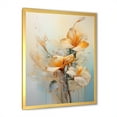 thumbnail image 2 of Designart "Minimalist Exotic Birds Floral Scene" Birds Of Paradise Picture Framed Canvas Wall Art, 2 of 5