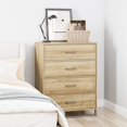thumbnail image 3 of RealRooms Rapton 4 Drawer Dresser, Natural, 3 of 9