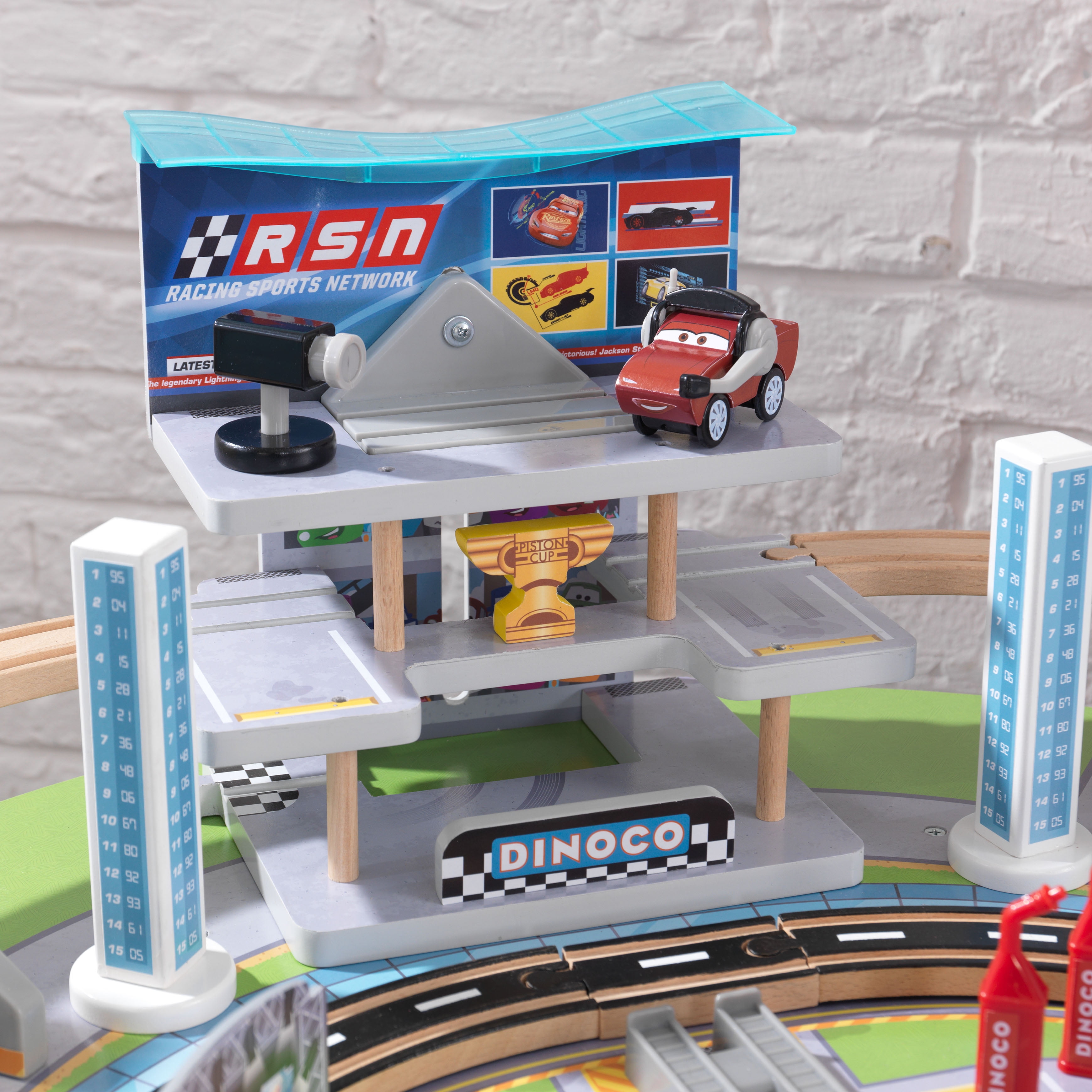 kidkraft disney pixar cars 3 florida speedway train table racetrack