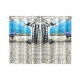 thumbnail image 1 of BSDHOME 3D Style Sea Turtle from the Painting Window Curtain Kitchen Curtain 26x39 inches (Two Piece), 1 of 3