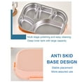 thumbnail image 4 of Cagogo under $5 Stainless Steel Bento Box, Stainless Steel Thermal Lunch Box, 4 Compartment Bento Box with Soup Bowl, Portable Teen Lunch Container, Insulated Food Storage Container, 4 of 8