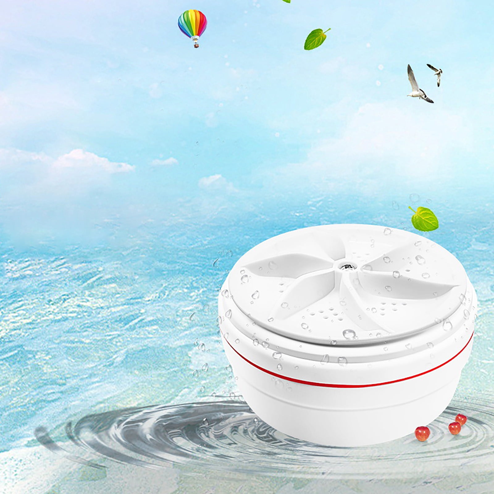 Moyu Rollaway Dishwasher Portable Automatic Folding Mini Washing Machine  Drying UV - Main Image