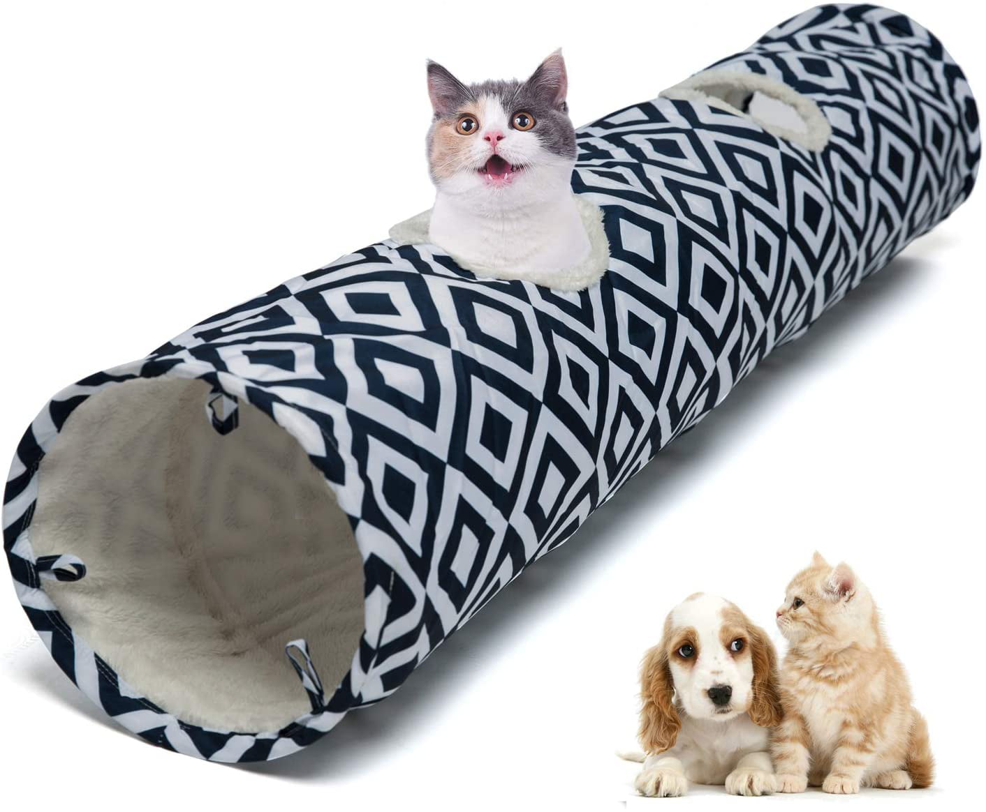 Kittens Pet Cat Toys Collapsible Tunnel for Rabbits Ferrets and Dogs 