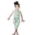 thumbnail image 2 of Sinhoon Baby Girl Sleeveless Backless Strap Print Romper Jumpsuit Playsuit, 2 of 6