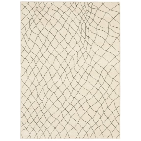 Sphinx Carson Area Rug 0738B Ivory Lines Banded 2' 3" x  7' 6" Rectangle