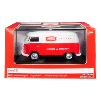 Coca-Cola 1/43 Scale 1962 VW Samba Diecast Bus With Trailer