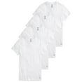 thumbnail image 2 of Joe Boxer Mens Joe Boxer 4 Pack White V- Neck Undershirts (Medium), 2 of 2