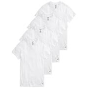 Joe Boxer Mens Joe Boxer 4 Pack White V- Neck Undershirts (Small)