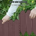 thumbnail image 6 of TZYUDK Garden Edge Border Decoration Garden Fence Flower Bed Border Is Suitable For Terrace Walkways And Courtyards Affordable Useful Brown, 6 of 6