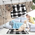 thumbnail image 7 of RMDQTR 2Pack Set of Medium and Large Pet Potty Pads Reusable Ultra-Absorbent Pet Training Pads Leak-Proof Pet Pads White Black Checkered, 7 of 7