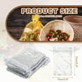 thumbnail image 2 of Uxcell Organza Bags, Candy Bags Mesh Bag with Drawstring for Party Favor and Gifts White-Silver 3.95 in, 2 of 7