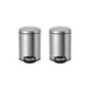 thumbnail image 1 of Set 2 Botes de basura para cocina baño oficina Acero Inoxidable 5 L con tapa EKO Maggey EKO 2 X EK9213MT-5L, 1 of 5