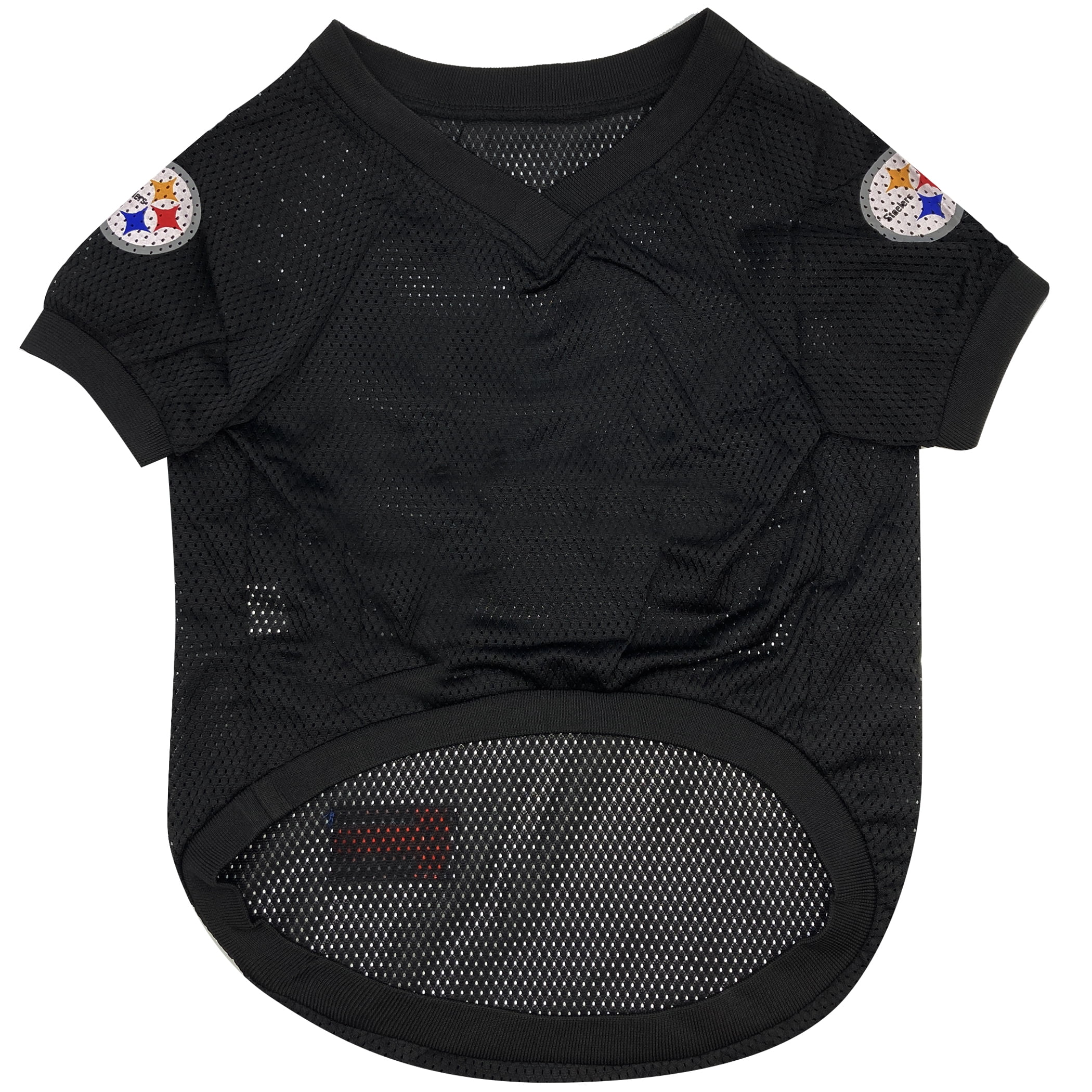 Black Pittsburgh Steelers NFL Novelty Dog Jersey
