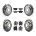 thumbnail image 1 of Transit Auto Front Rear Coated Disc Brake Rotors and Semi-Metallic Pads Kit for Car 2004 Mercedes-Benz C320 Wagon Coupe with RWD with Sport Package KGS-100970, 1 of 11