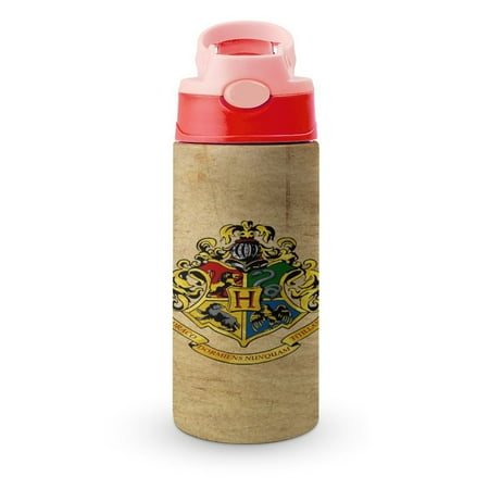 

Harry Potter Small Water Bottle for Kid 12oz Insulated Bottles with Straw Lid Stainless Steel Tumbler Vacuum Cup Thermal Bottles
