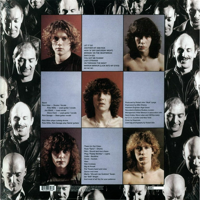 米、欧LP Def Leppard High N Dry 0803068 UMC /00260 Def Leppard, Def Leppard - High 'N' Dry [Vinyl] - Amazon.com