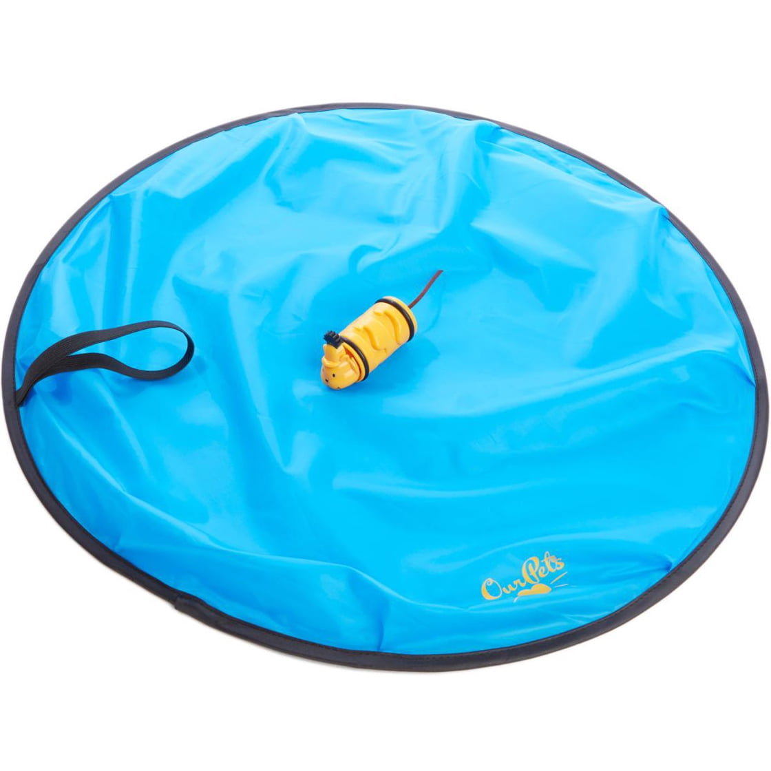 mouse in a pouch cat toy