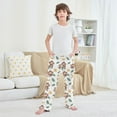 thumbnail image 6 of Cartoon Monkey Pajama Pants Soft and Lightweight Elastic Waistband Pajama Pants, 6 of 8