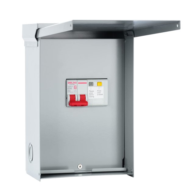 Panel para spa Briidea 50 A con interruptor diferencial GFCI IP65 impermeable