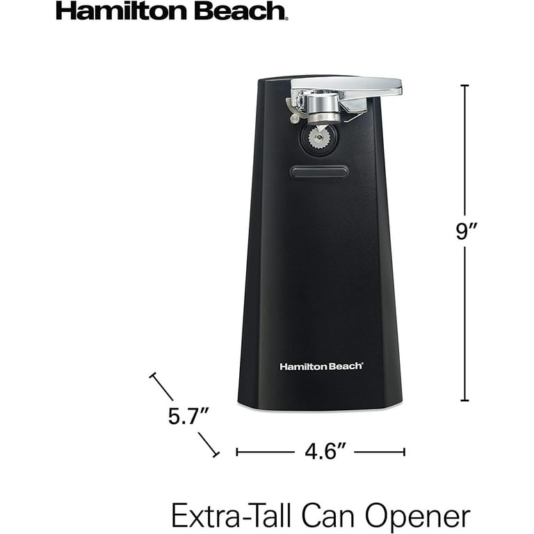 Hamilton Beach Black Electric Can Opener