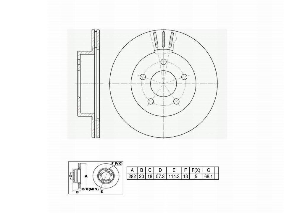 Winstop Brake Rotor, Rear WS232575, Nissan 300ZX 1989-1987