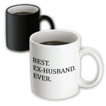 3dRose Best Ex-Husband Ever - Funny gifts for your ex - Good Term Exes - humorous humor fun - Magic Transforming Mug,