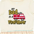 thumbnail image 4 of Inktastic My Dad is a Firefighter with Fire Truck Girls Toddler Dress, 4 of 5
