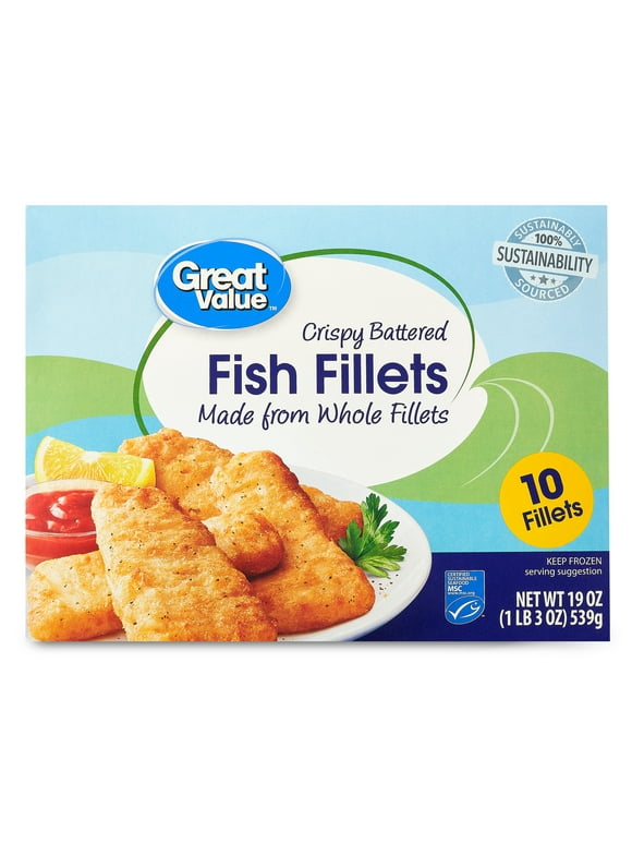 Great Value Frozen Fish in Frozen Meat, Seafood, & Vegetarian