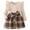 Beige, variant on newwalpole Toddler Girl Fall Winter Clothes Cute Puff Sleeve Top Plaid Mini Skirt Girls A-line Dress White for Size 3-4 Years